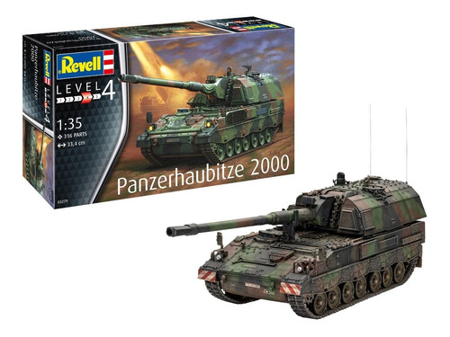 Panzerhaubitze 2000 Escala 1/35 Revell 03279