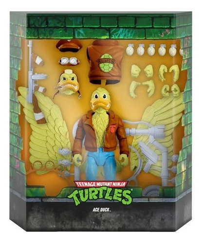 Super7 - Tmnt Tortugas Ninja Ultimates - Ace Duck - Nuevo !!