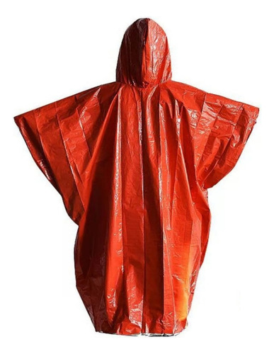 Poncho Térmico Impermeable Mylar Supervivencia Emergencia 