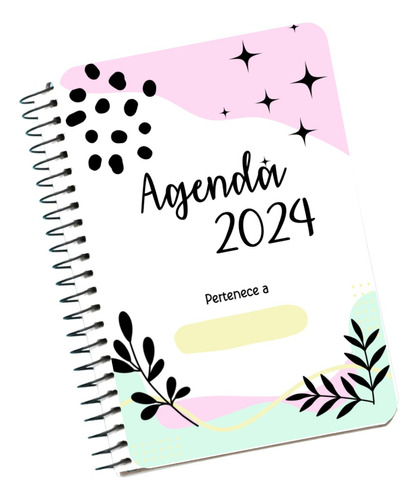Imprimible Agenda 2024 Dos Días - Colección Aesthetic