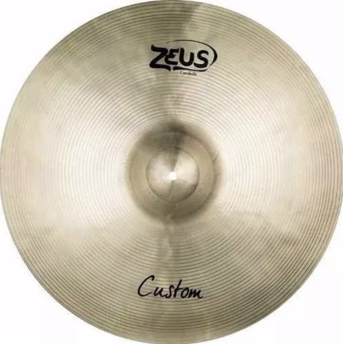 Kit Pratos Zeus Custom Set C 14,16,20 Hihat Crash Ride c/bolsa