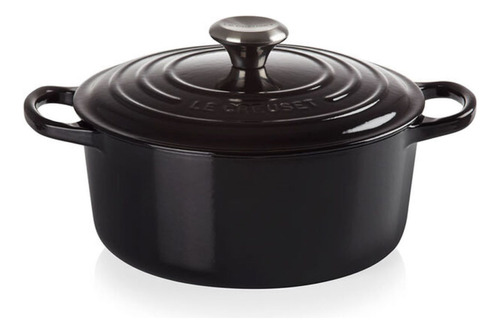 Panela Redonda Le Creuset 26cm Signature Cor Onyx Black