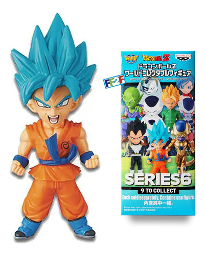 Goku Blue Dragon Ball Z Wcf - 7cm Bandai