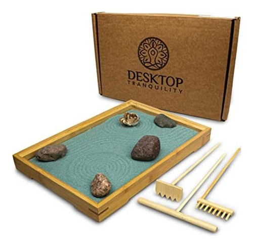 Desktop Tranquility Kit De Jardín Zen Japonés Grande Para