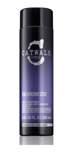 Tigi Catwalk Fashionista Acond 250 Ml Gris Rubio Matizador