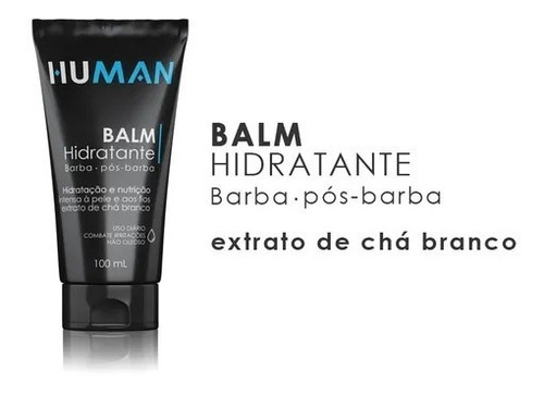 Balm Hidratante Com Ação Pós-barba Perfumado Human - 100ml