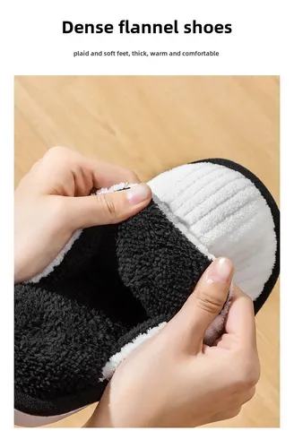 Zapatillas Cálidas De Felpa Para Interiores, Acogedoras Pant