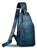 Comprar Ivtg Bolso Bandolera De Cuero Genuino Para Hombre, Bandolera