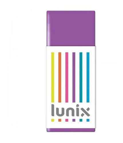 Borracha Lunix Roxo 1 Unidade Tilibra