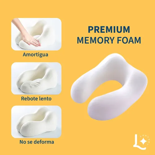 Almohada De Viaje Almohada Para Cuello Memory Foam Laila
