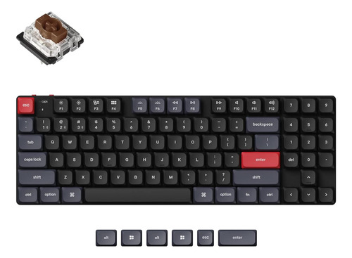Diseño Tkl De Teclado Mecánico Inalámbrico De Teclado K13 Pr