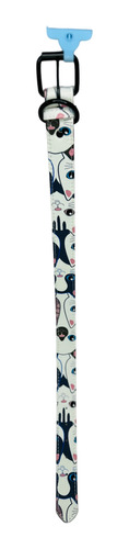 Collar De Cuero Con Diseño Para Mascota 58cm X 2.5cm