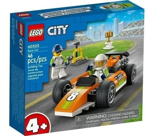 Lego City Auto De Carreras 60322 - 46 Piezas