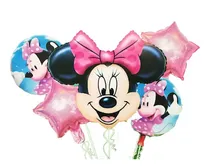 Comprar Globos Metalizado Mickey Minnie Feliz Cumpleaños Helio\u002F Aire
