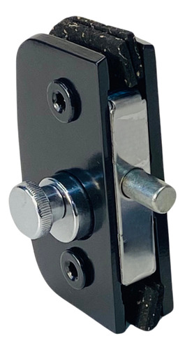 Fechadura Com Rolete Box Porta Vidro Banheiro 1520r Esquerda Cor Preto
