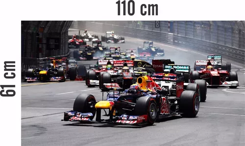 Adesivo de Parede Carros de Corrida - Fórmula 1 - Primeiro Quarto