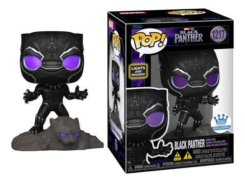 Funko Pop! Black Panther Con Sonido Y Luces