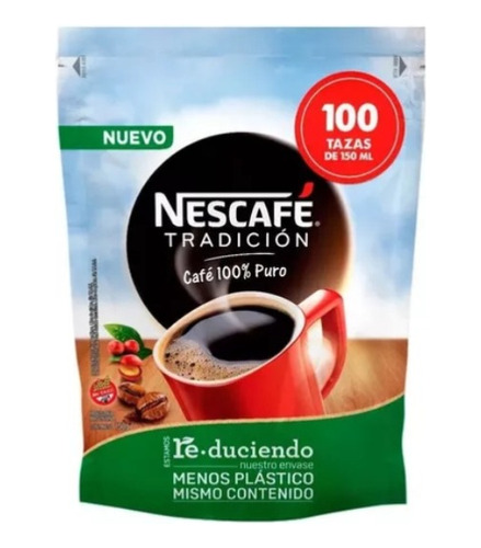 Nescafé Tradición Instantaneo Clasico 100% Puro Doypack 150g