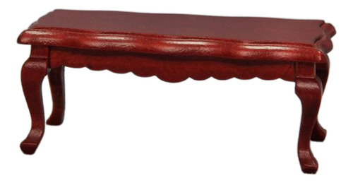 2 Uds Durable Reutilizable Mini 1:12 Casa De Rojo Blanco