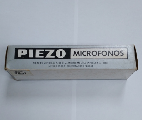 Microfone Piezo Vintage | Dx-140 |  P/ Gravador C/2