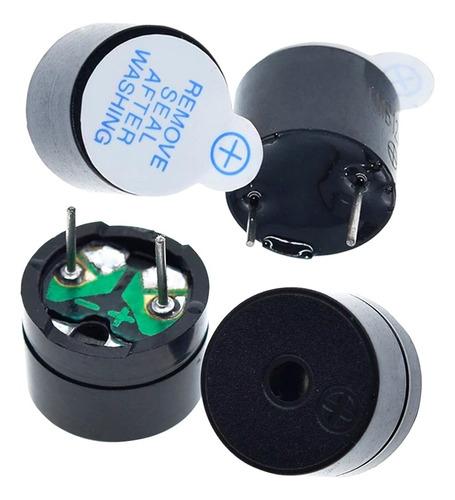 Zumbador Pasivo Y Activo 5v Magnetico Pitido Continuo 5 Unds