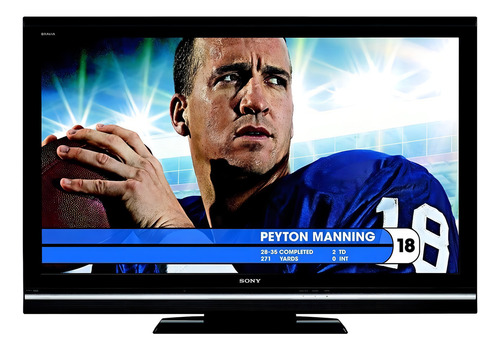 TV de 46" Sony Bravia KDL-46V5100 com tela LCD Full HD