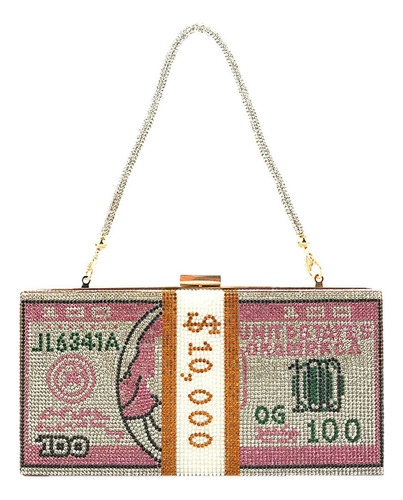 Bolsa De Dinero Con Pedrería For El Bolso De Dólar Con La