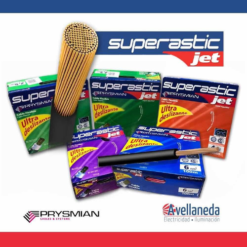 Imagen 5 de 10 de Cable 2.5mm Unipolar Superastic Pirelli Prysmian X100mts
