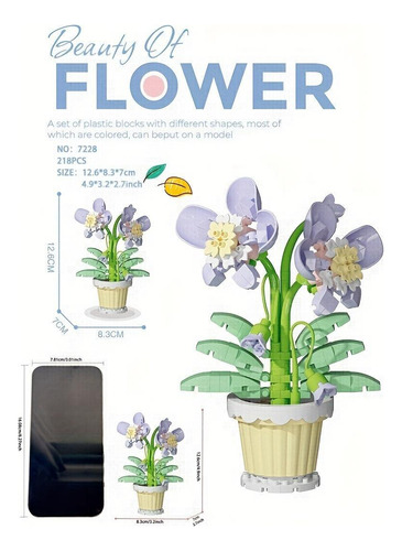 Ramo De Bloques De Construcción Para Plantas En Macetas De R