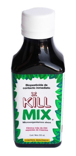 Imagen 1 de 2 de Trimix Kill Mix Control Biologico Cultivo Treemix 200ml 