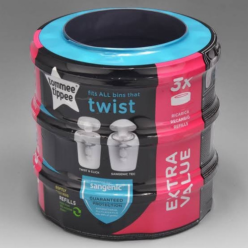 Imagem 4 de 4 de Refil Twist & Click 3pcs Tommee Tippee