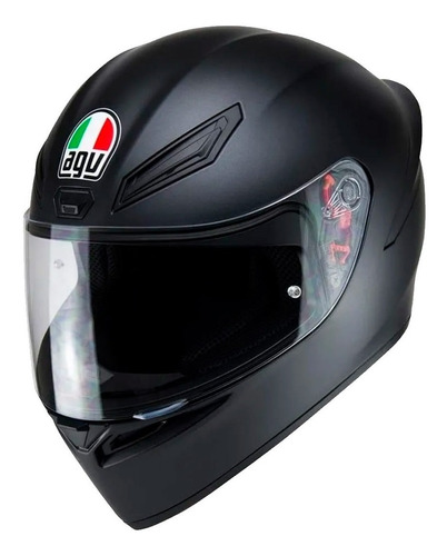 Imagen 2 de 8 de Casco Agv K1 Para Moto Negro Mate Certificado Motocity
