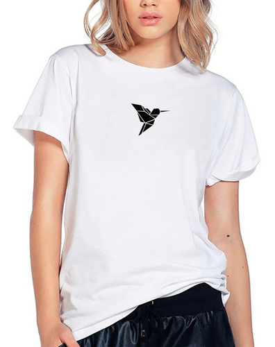 Blusa Playera Camiseta Para Mujer Colibrí Dibujo Elite #978