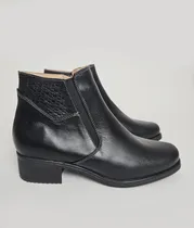 Comprar Bota Cuero Comoda Confort Suela Febo Combinación Reptil As