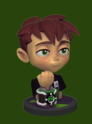 Imagen 4 de 4 de Ben 10 Reboot Bust- Figura Plastica