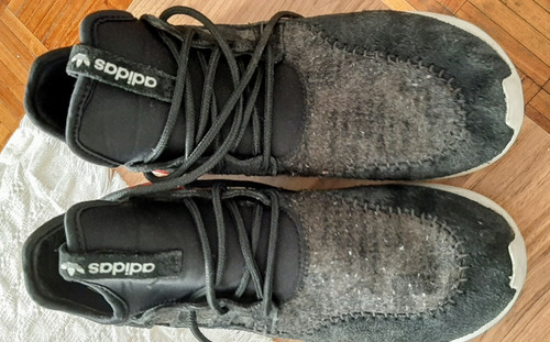 adidas Tubular Moc Runner Color Negro,tomate Y Blanco