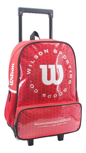 Mochila 16  Con Carro Rojo Nenes Premium Wilson - 65.021088