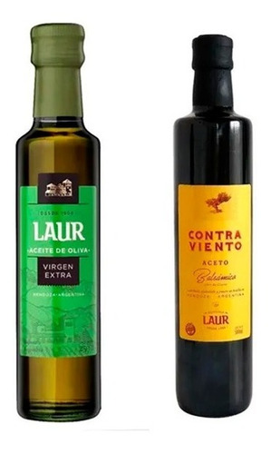 Aceto Balsámico Contra Viento Aceite De Oliva Laur 250 Ml