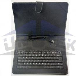 Estuche De Cuero Dracma Para Tabletas De 10 Con Teclado