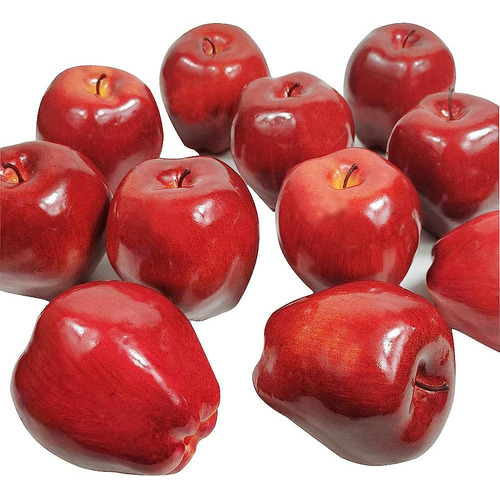 ~? Kpuety 12pcs Fruta Artificial Simulación Falsa Fruta Para