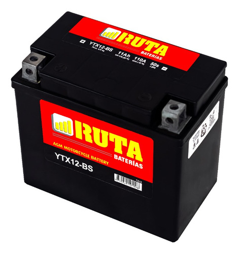 Baterias Para Motos Agm-gel Ytx12-bs Ruta