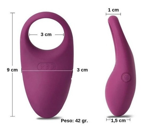 Imagen 2 de 4 de Estimulador De Clitoris Recargable Silicone 10 Velocidades