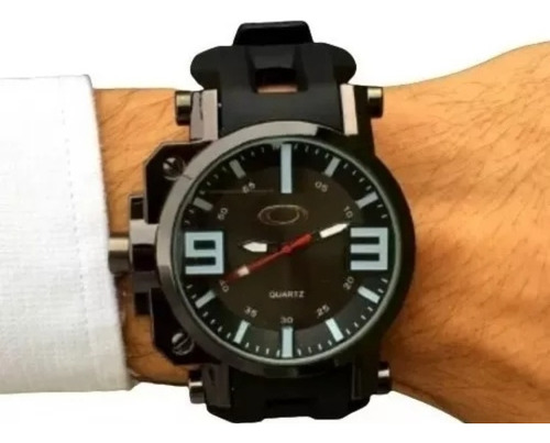 Relógio Masculino Da Oakley Gearbox/esportivo/vidro Safira