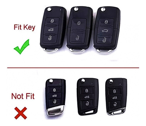 Carcasa Llave Vw Jetta Clasico Mk6 Vento 2013 2014 2015-2019