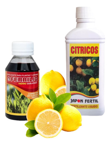 Combo Fertilizante Limoneros Cítricos + Hierro Quelatado