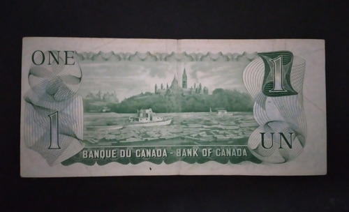Cédula 1 Dólar Canadense - Mbc++