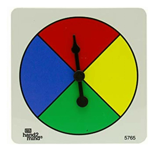 Hand2mind 4589 Rueda De Colores Y Números, Ruletas