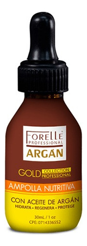 Ampolla Nutritiva Con Aceite De Argan Forelle 30ml