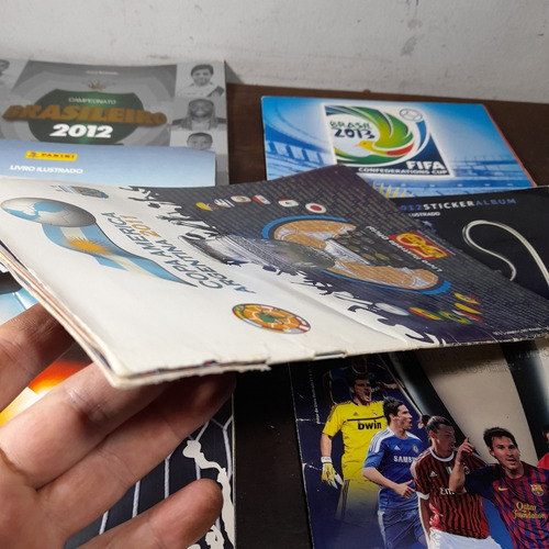 Imagem 3 de 8 de 6 Álbuns Panini Poucas Figurinhas Com 3 Camp Brasileiro