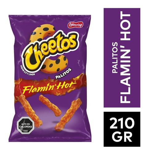 Cheetos Snack Palitos Flamin Hot Bolsa De 210g